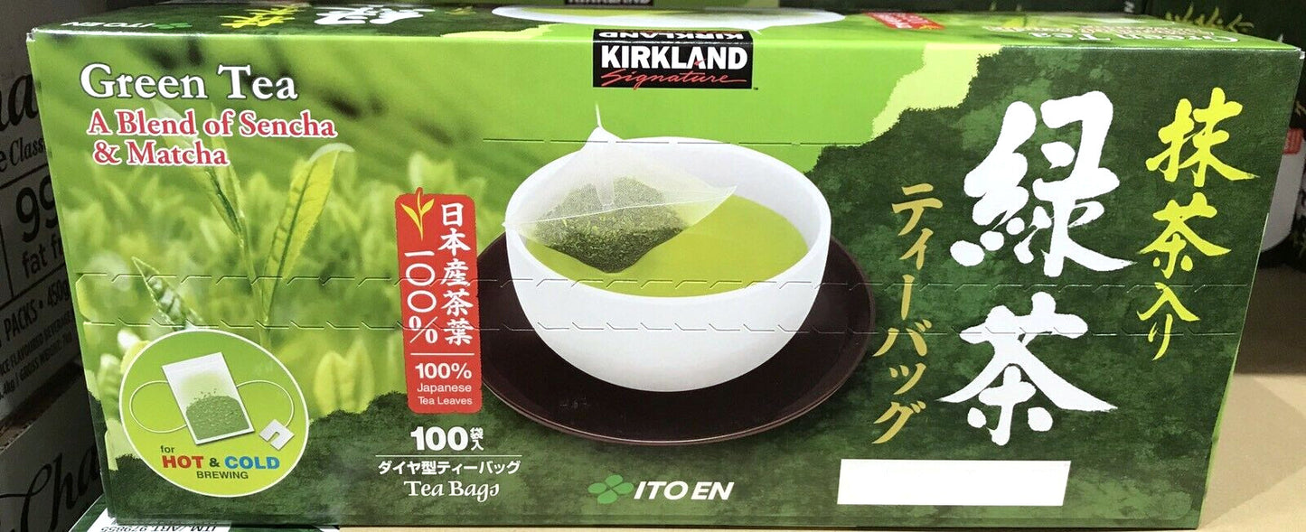 100% Japanese Itoen Green Tea Bag Sencha Matcha Blend 100 Box Product Of Japan