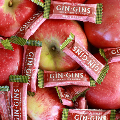 500g Ginger People Gin Gins Spicy Apple Ginger Candy Chews Vegan Gluten GMO Free