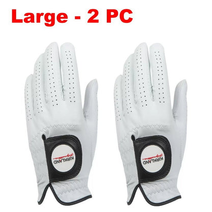 Kirkland Signature Cabretta Leather Golf Gloves Left Hand for Right Hand Golfer
