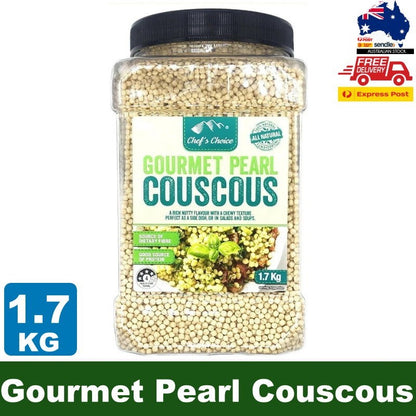 Chef's Choice 100% Natural Gourmet Pearl Couscous 1.7kg - Express Post