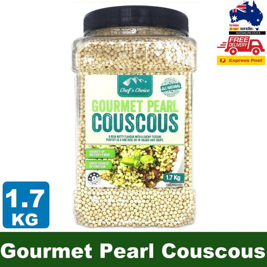 Chef's Choice 100% Natural Gourmet Pearl Couscous 1.7kg - Express Post