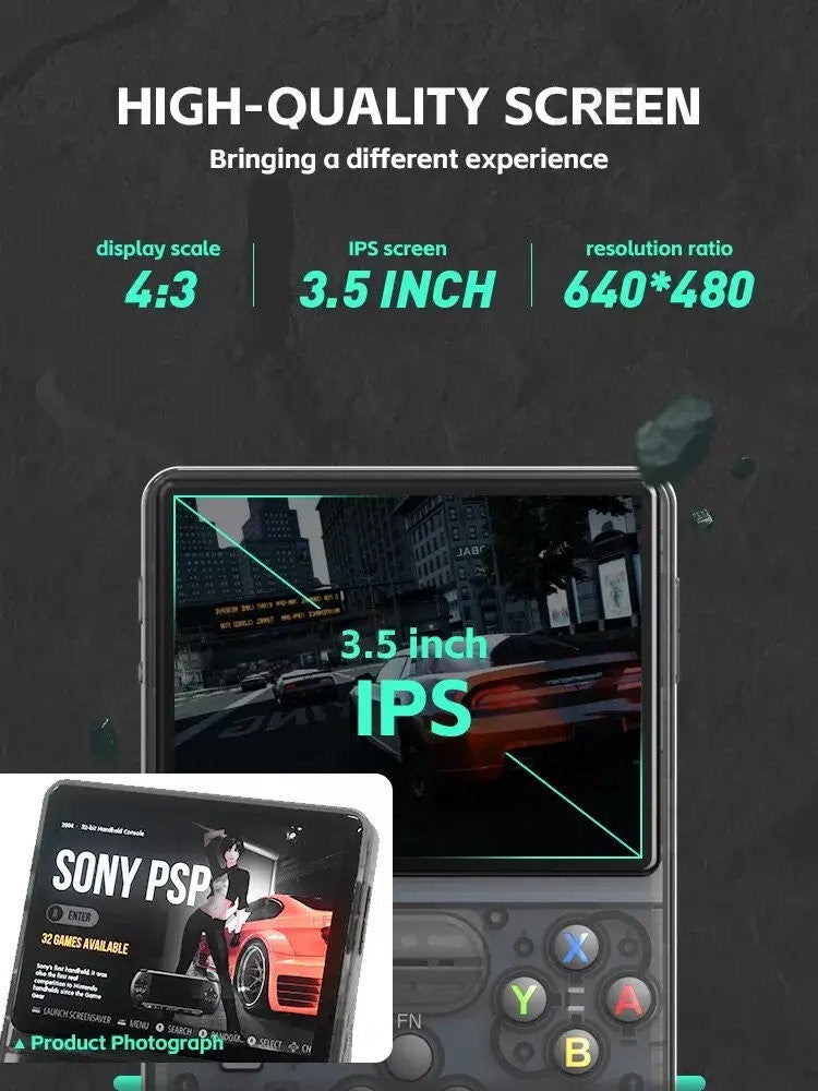 R36S Classic Retro Handheld Game Console 3.5" IPS Screen 21000+ Games - Express