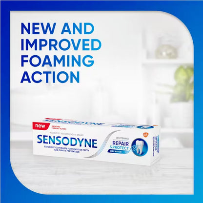 100g Sensodyne Repair & Protect Whitening Toothpaste Oral Dental Health Care