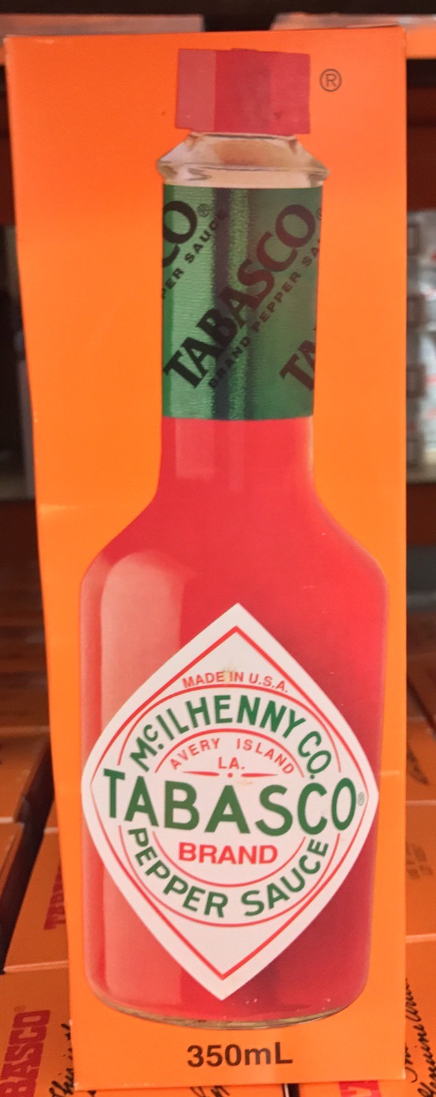 McIlhenny Tabasco Pepper Sauce 350ml Original Flavor Hot Chilli BBQ Spicy Sauce