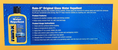 Rain-X Original Glass Water Repellent with Microfiber Cloth Car Window Treatment