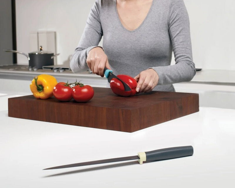 Joseph Joseph 6-Piece Multi-Colour Elevate Knife Set with Protective Sheaths