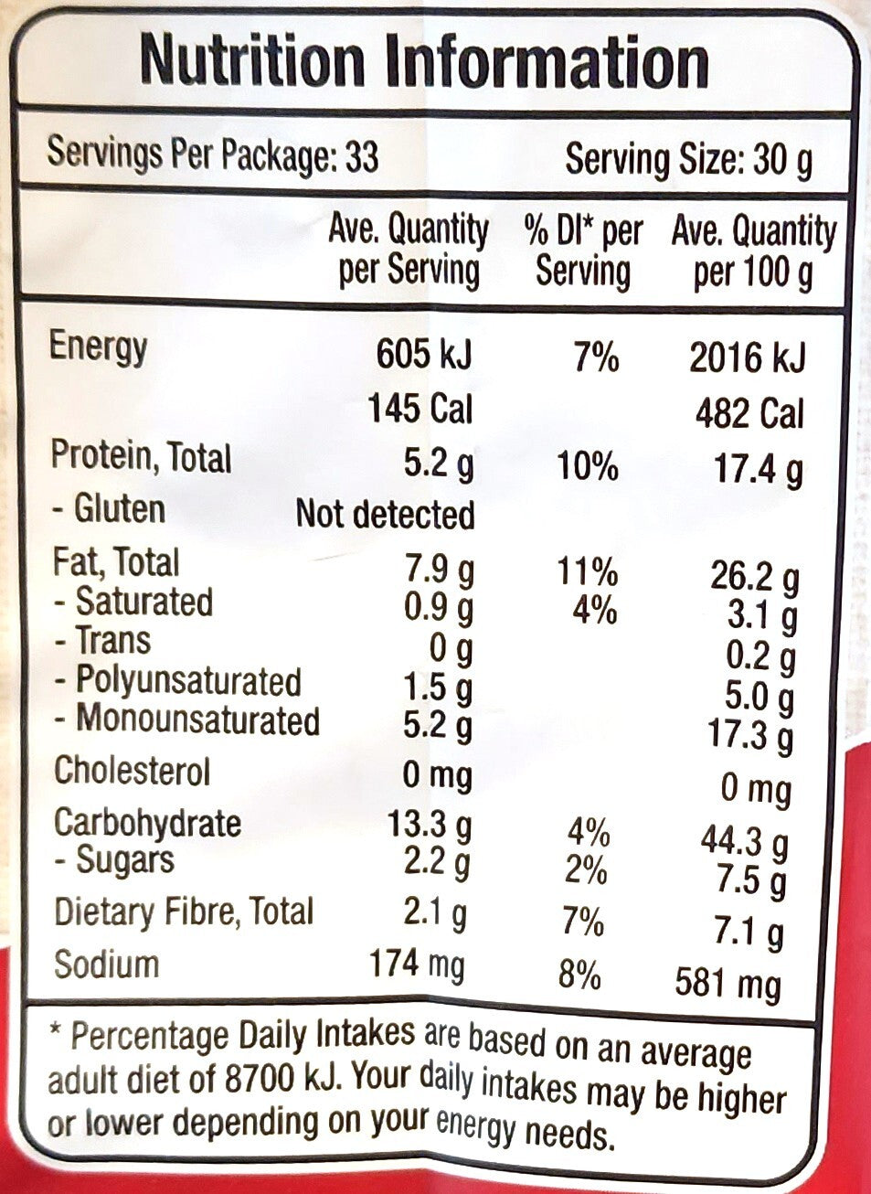 1kg Majans Bhuja Original Mix Large Peas & Peanut Gluten-Free Vegan Snack No MSG
