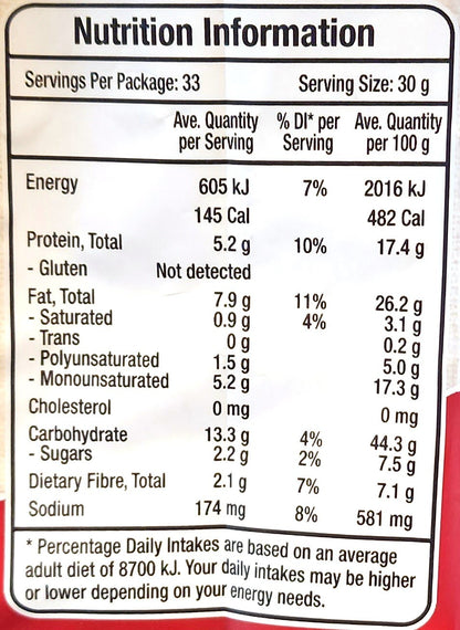 1kg Majans Bhuja Original Mix Large Peas & Peanut Gluten-Free Vegan Snack No MSG