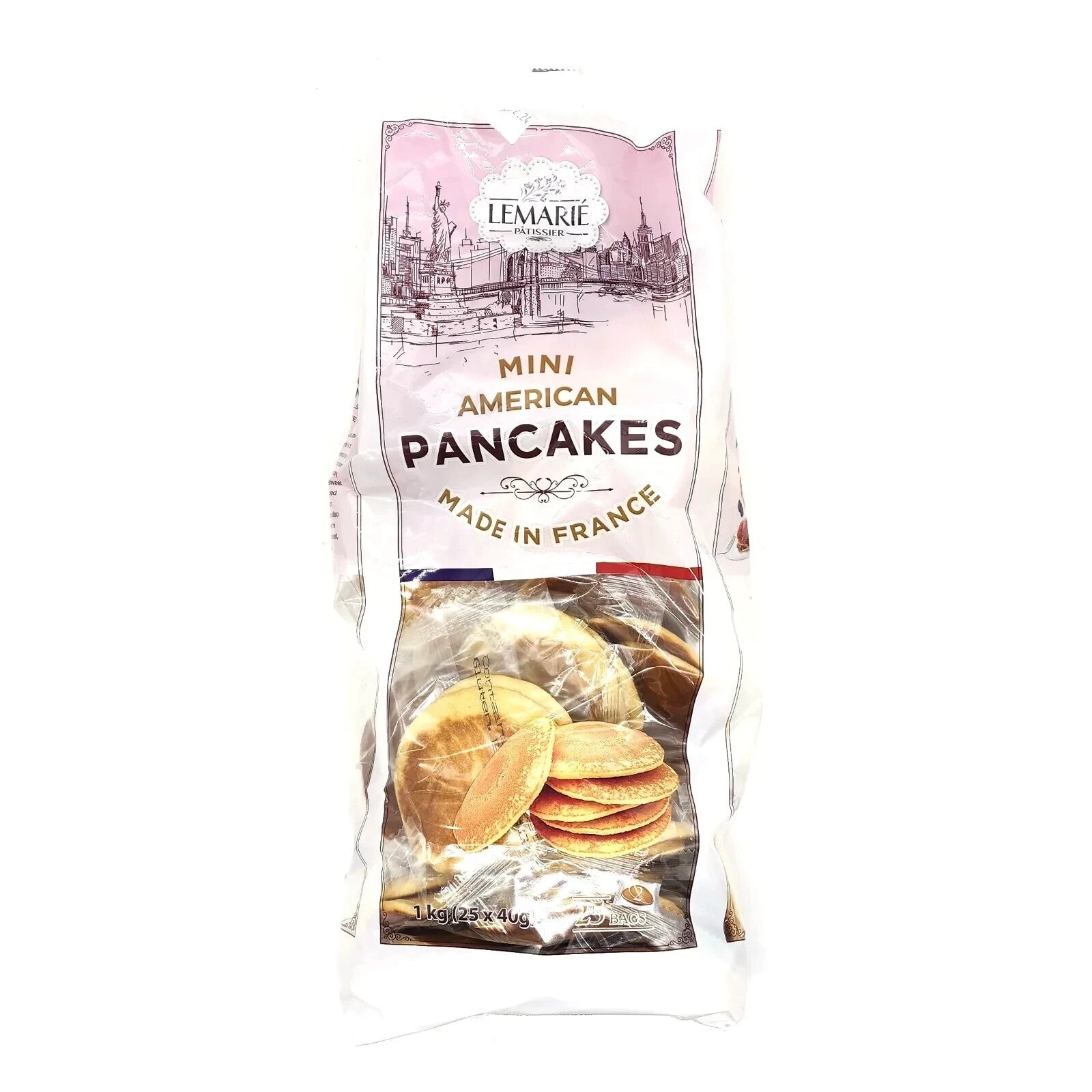 Lemarie Patissier American Style Panqueques Mini Pancake Treat 2Pcs Pack 25x40g