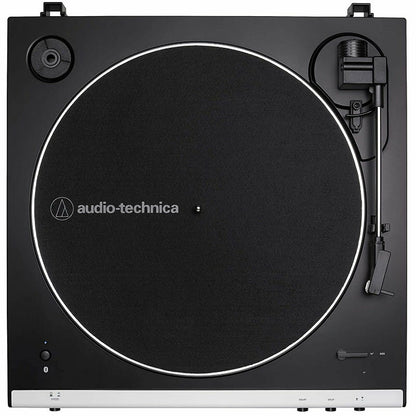 Audio Technica AT-LP60XBT-WH Wireless Fully Automatic Belt-Drive Turntable 33/45