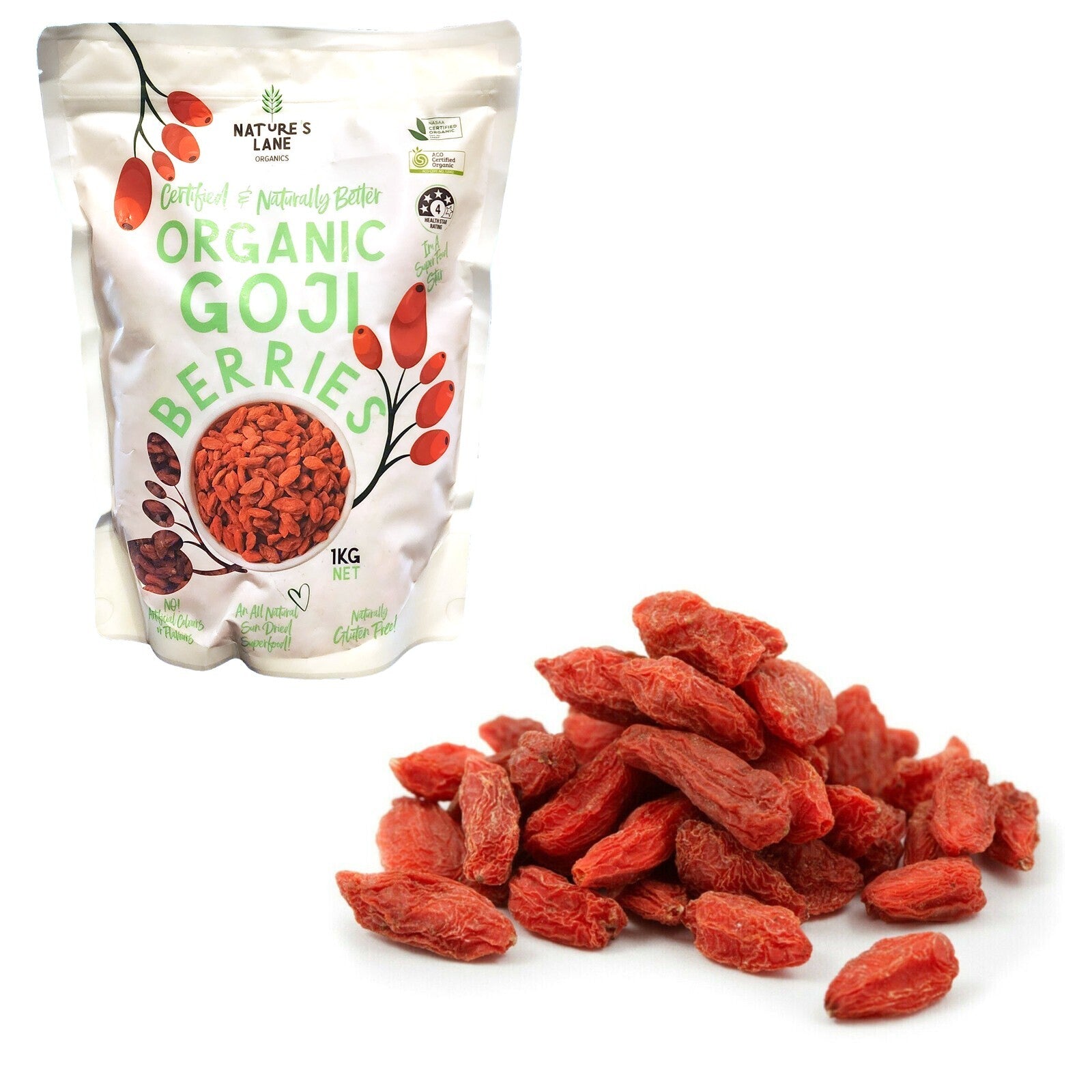 Premium Quality Organic Goji Berries 1Kg Boost Your Health & Vitality Naturally