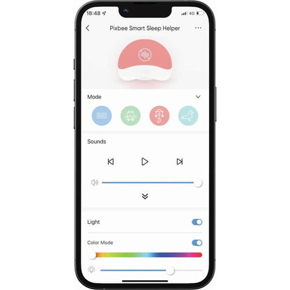 Pixbee Resti Smart Sleep Helper with Light & Sound - Sleep Smart Nursery Light