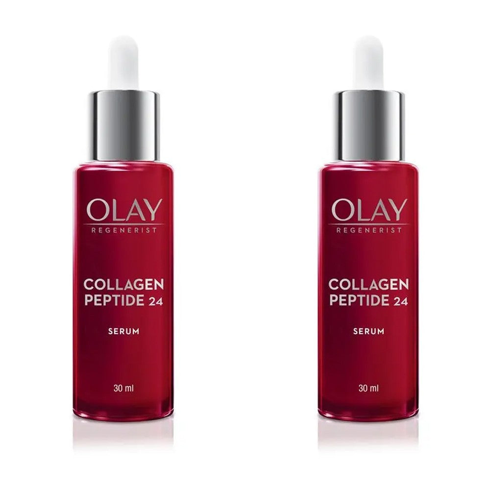 2 x 30ml Olay Regenerist Collagen Peptide24 Serum Anti-Aging Face Skincare Skin