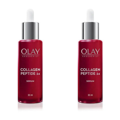 2 x 30ml Olay Regenerist Collagen Peptide24 Serum Anti-Aging Face Skincare Skin