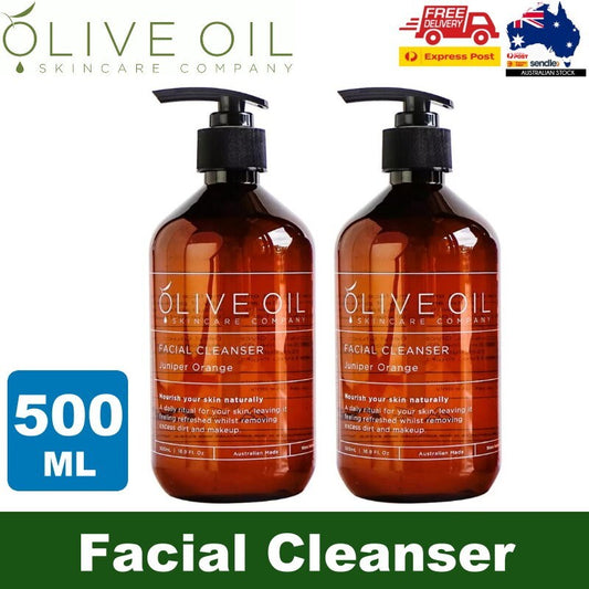 Olive Oil Skincare Company Juniper Orange Facial Cleanser 500ML Face Wash