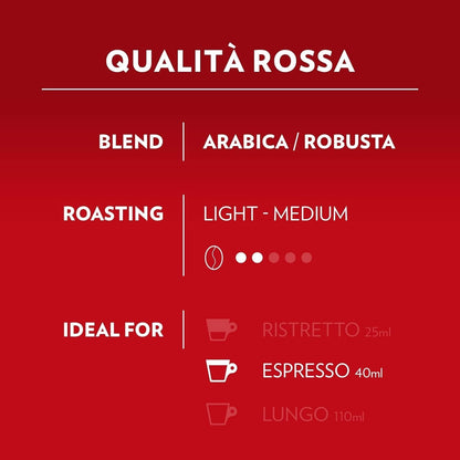 Lavazza A Modo Mio Espresso Coffee Machine Capsule Pod Rossa Passionale Intenso