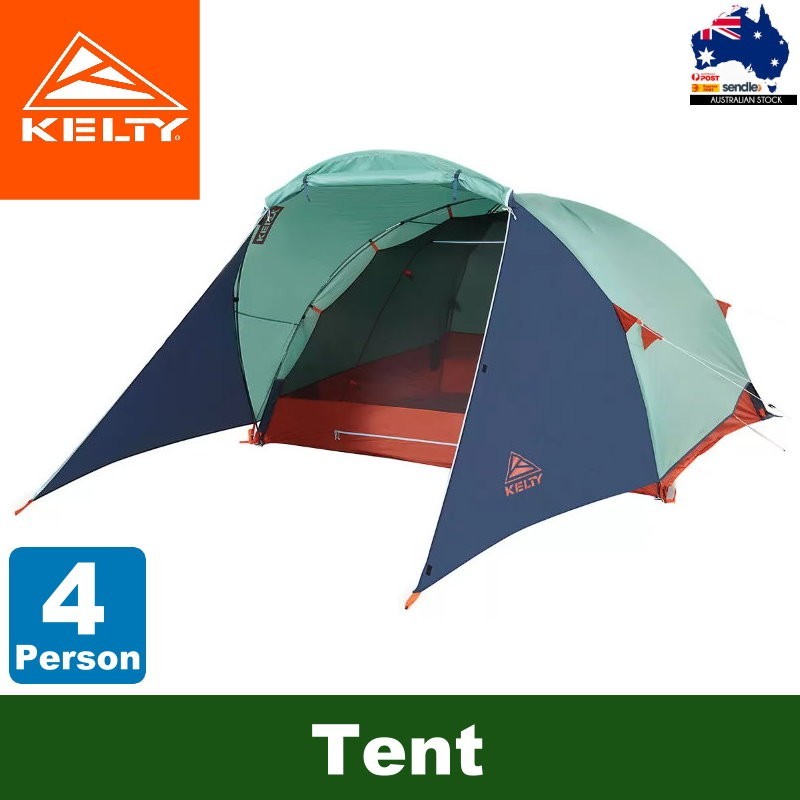 Kelty 4 Person Freestanding Rumpus Tent for Car Camping w/ Extra Large Vestibule