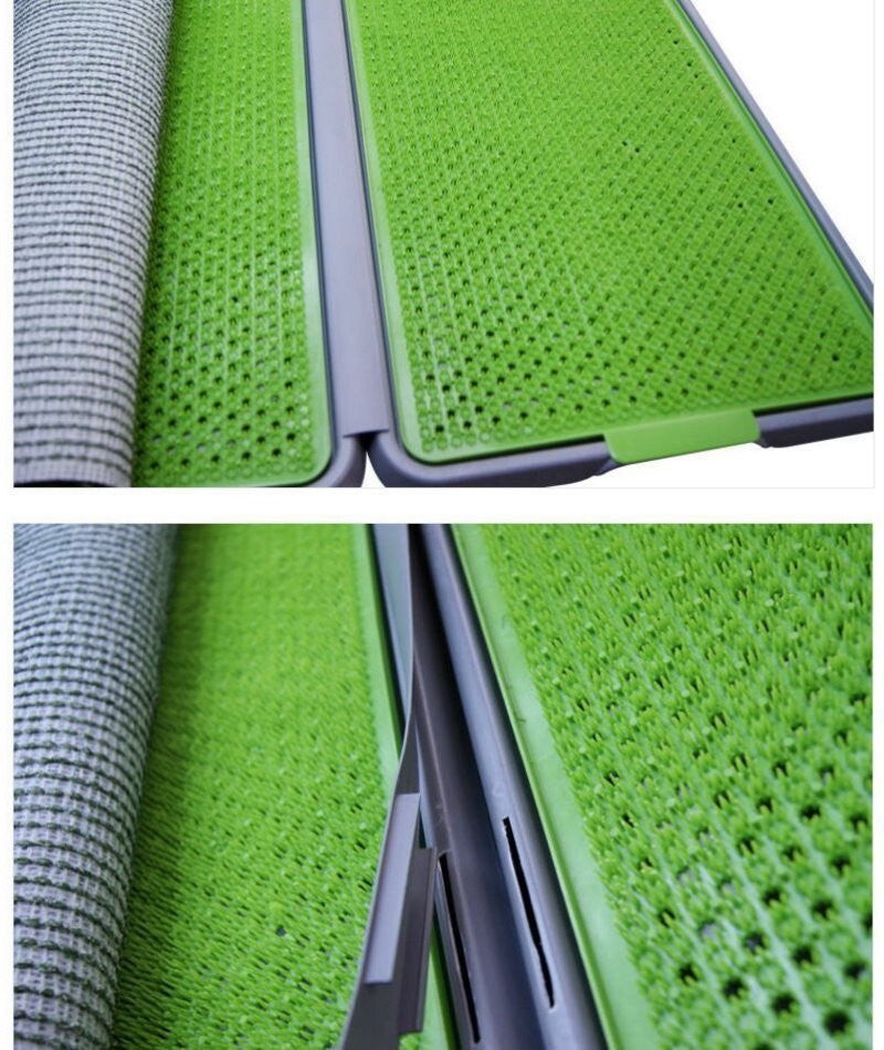 Silver Paw XL Potty Patch Dog Potty Reusable Training Toilet Grass Pee Pad Potty