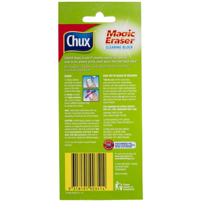 Chux Magic Eraser Spot Cleaner Cleaning Block Removes Grime Mark