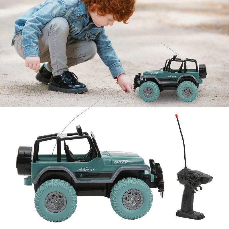 MGRC RTR 1/18 Scale 2.4G RWD RC Off-Road Car 2WD High Speed w/ LED Lights, Alloy