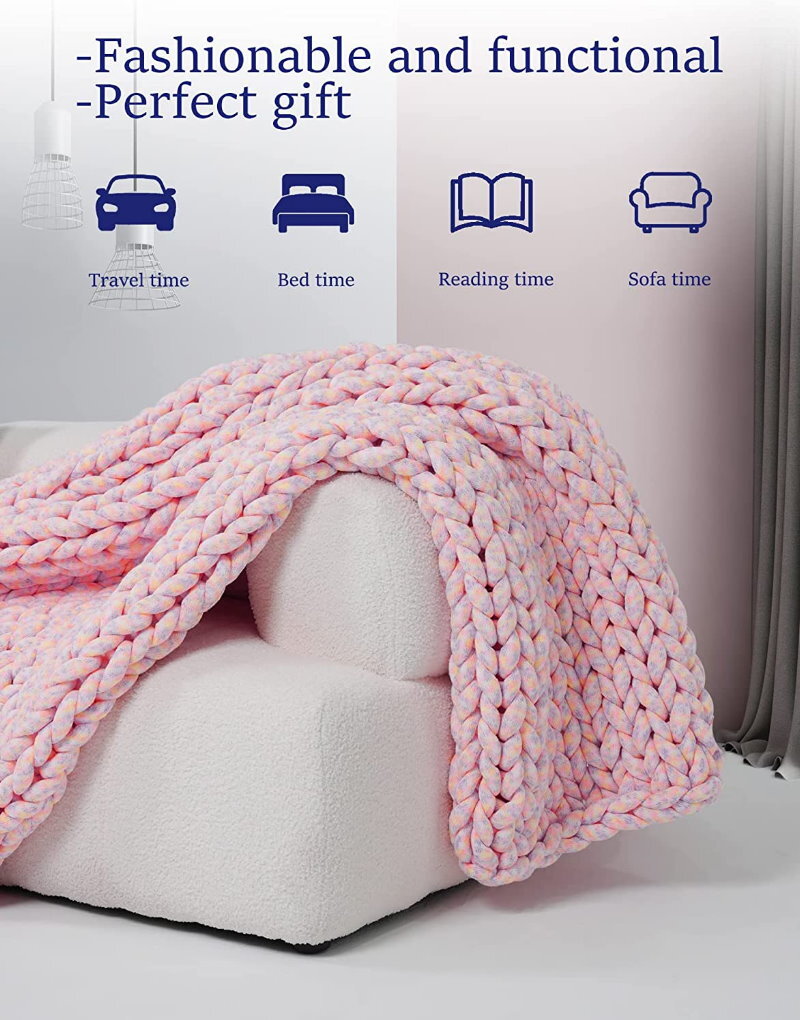 Onkaparinga Revita Sleep Hand-Knitted Weighted Blanket 6kg - Relax, Sleep Deeper