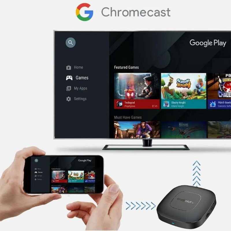 2025 Mortal T1 Deluxe Edition Android 14.0 ATV Smart Home Theater TV Box Google