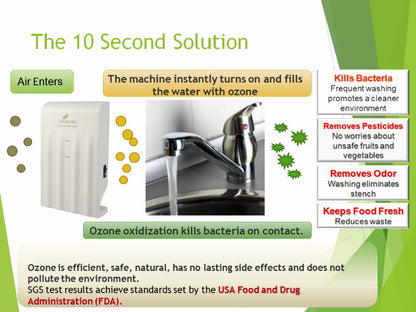 Cashido Ozone Antibacterial Systems Water Purifier Instant Ozone Water Generator