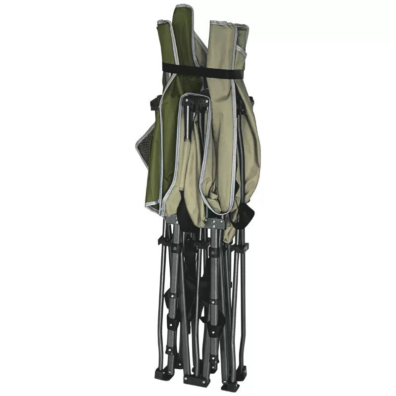 Hidden Wild XL Portable Folding Camp Cot with Carry Bag - 159kg, 200x80x47 cm