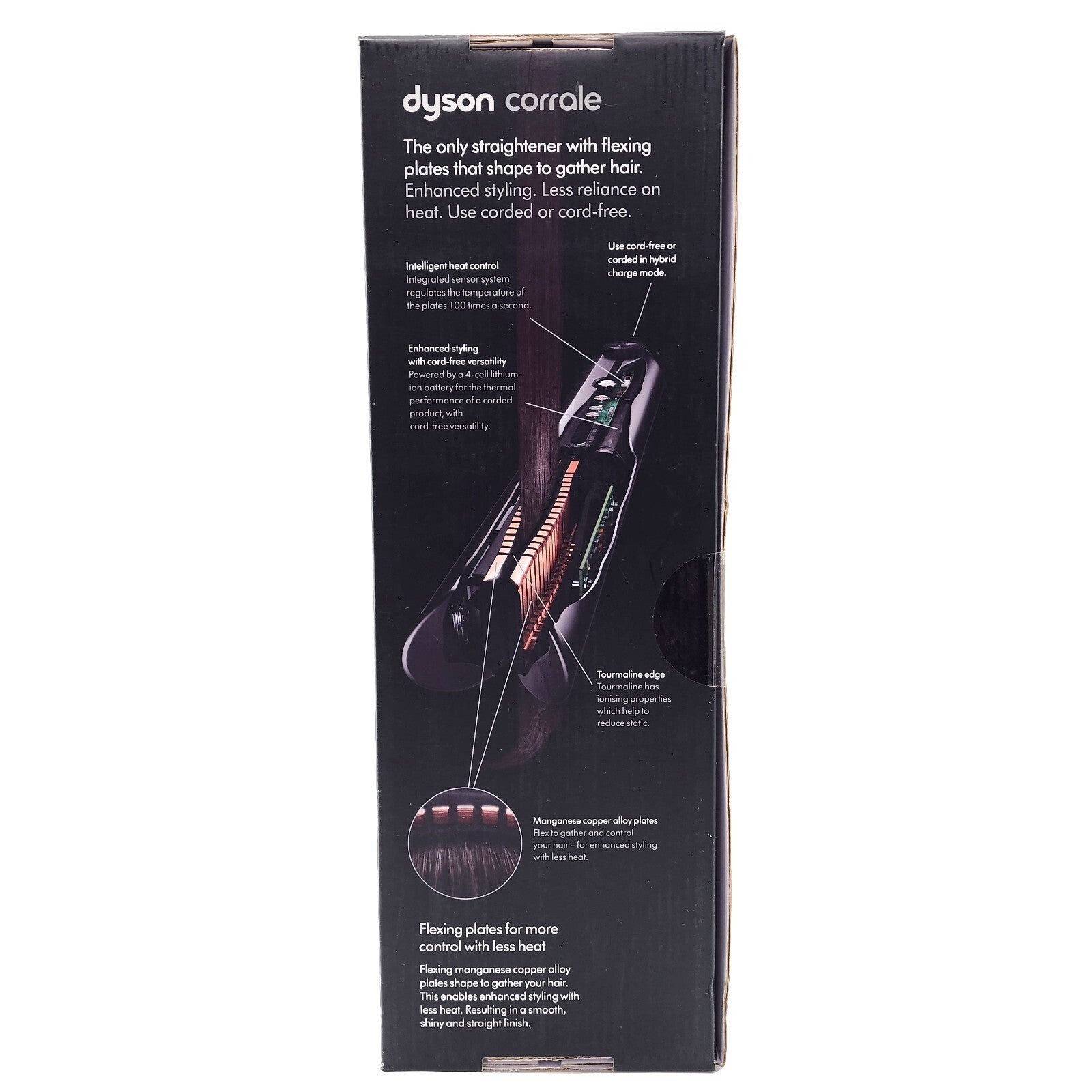 Dyson Corrale Hair Straightener with Presentation Case in Vinca Blue and Rose