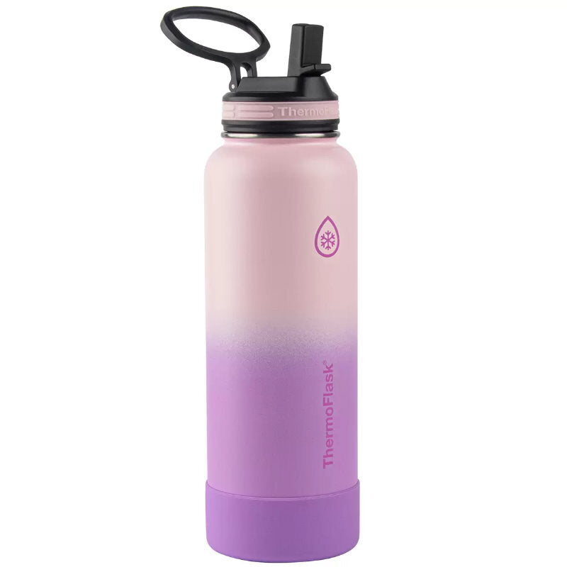 ThermoFlask 2-Pack Double Wall Vacuum Insulated Stainless Steel Water Bottles