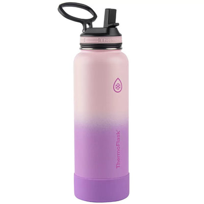 ThermoFlask 2-Pack Double Wall Vacuum Insulated Stainless Steel Water Bottles