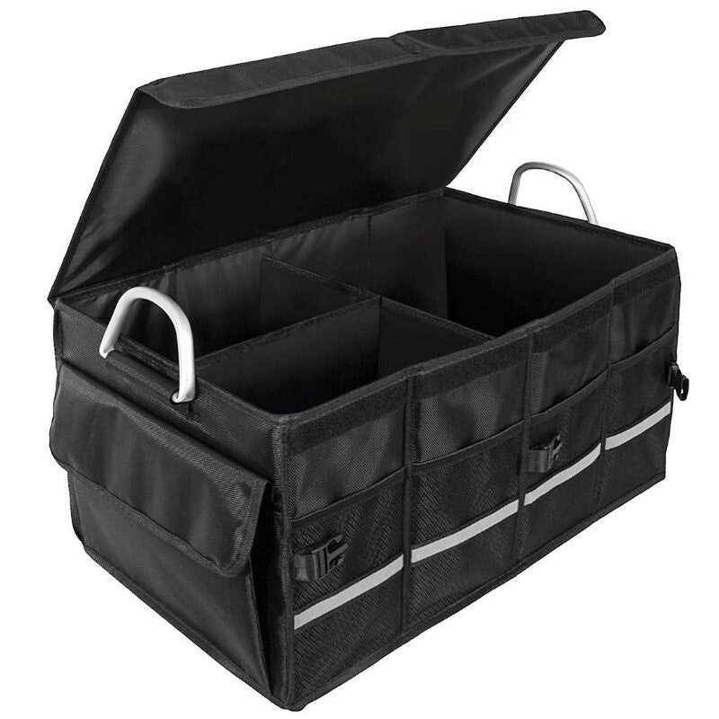 Eurow 65L Automotive Trunk Organizer Car Boot Storage Collapsible Aluminium Hand