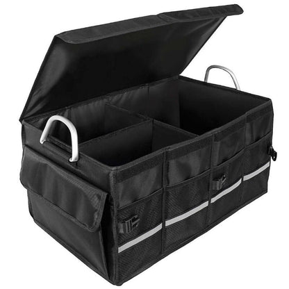 Eurow 65L Automotive Trunk Organizer Car Boot Storage Collapsible Aluminium Hand