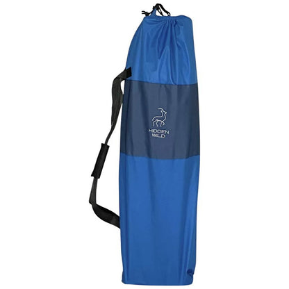 Hidden Wild XL Portable Folding Camp Cot with Carry Bag - 159kg, 200x80x47 cm