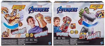 Marvel Avengers Hulk / Thanos Power Pack with Electronic Gauntlet Punch Action