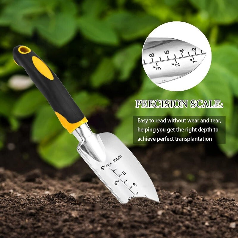 DeWALT 3-Piece Heavy Duty Aluminum Alloy Non-Slip Hand Tool Set Gardening Kit