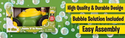 John Deere Bubble Lawn Mower for Toddlers Automatic Bubble Blowing Machine