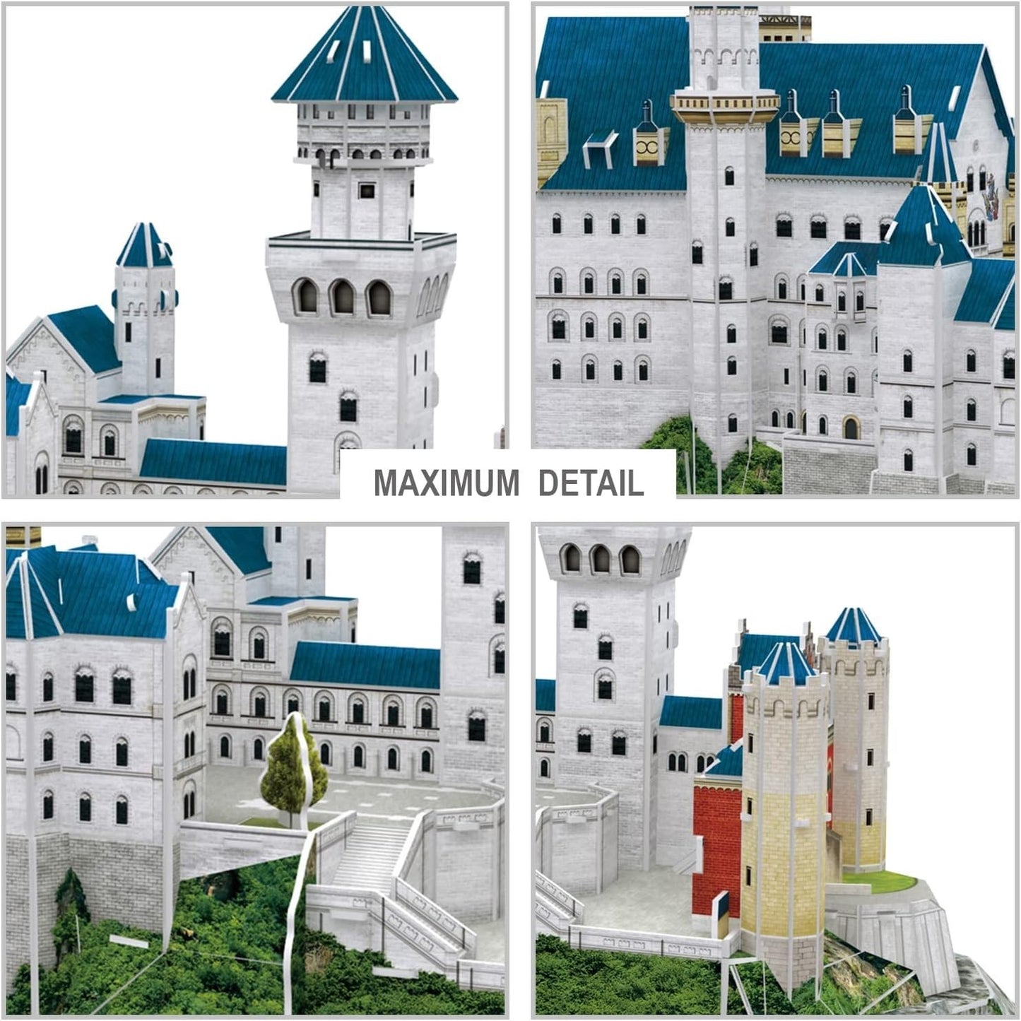 National Geographic Neuschwanstein Castle 3D Puzzle Architectural Model & Book