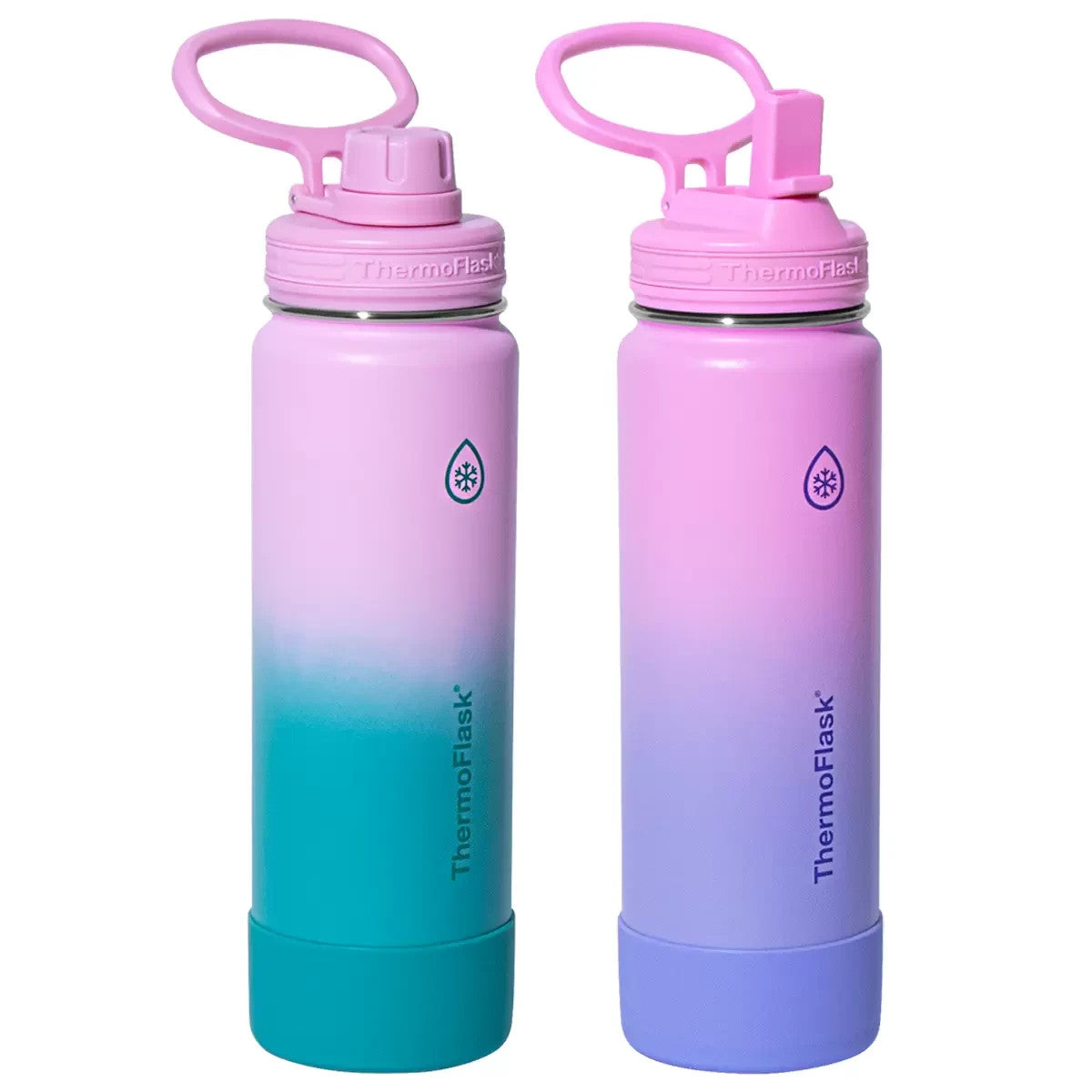 2 x 710ml Thermoflask Double Vacuum Stainless Steel Water Drink Bottle Hot Cold