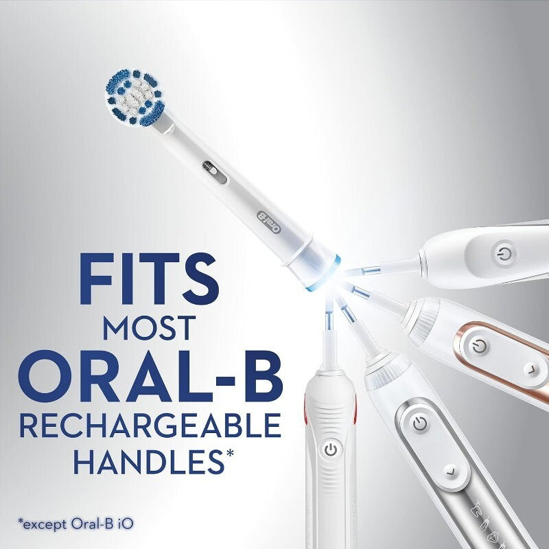 Oral-B Value Pack * 8 Precision Clean + 2 Floss Action * Replacement Brush Heads