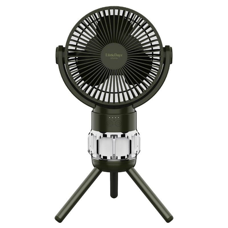 LittleDayz 3-in-1 Battery Powered Fan, LED Lantern & Power Bank Remote Control