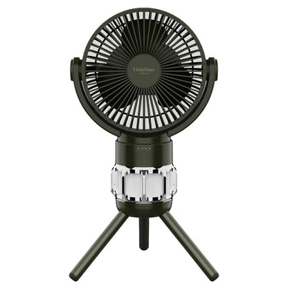 LittleDayz 3-in-1 Battery Powered Fan, LED Lantern & Power Bank Remote Control