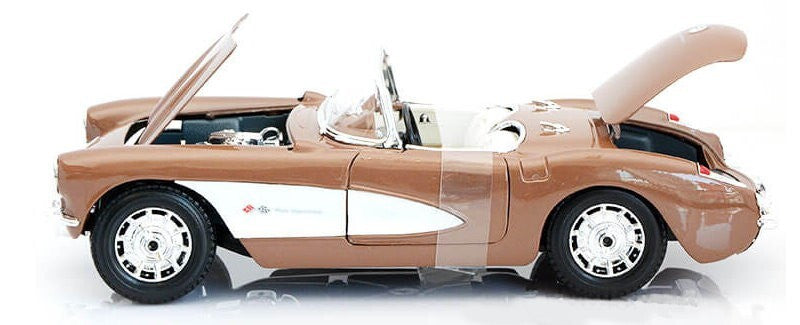 Maisto 1:18 Scale Special Edition 1957 Chevrolet Corvette Bronze Die Cast Car