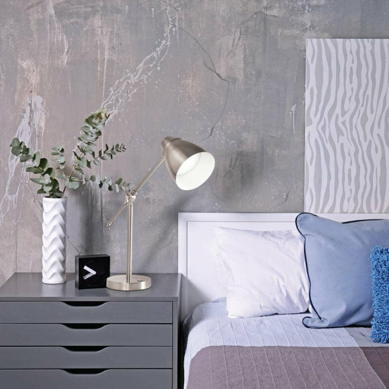 Ottlite Harmonize Metal LED Desk Lamp with USB charging reduces eyestrain by 51%