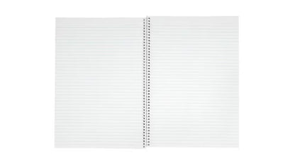 8 x Spirax 595 Notebook 7mm Ruled Lines Spiral Bound 120 Page A4 Pack Study App