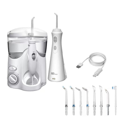 Waterpik Ultra & Cordless Plus Water Dental Flosser 10xAccessory Tips USB Charge