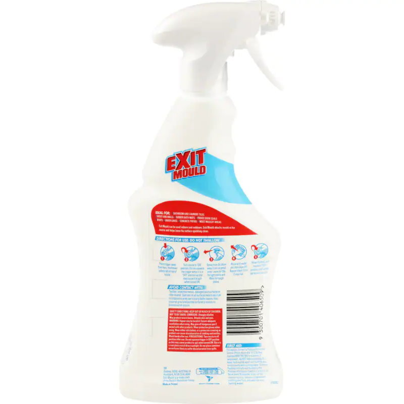 Exit Mould 500ml Mould Remover Trigger Spray - Kill Mould and Germs, Cleaning