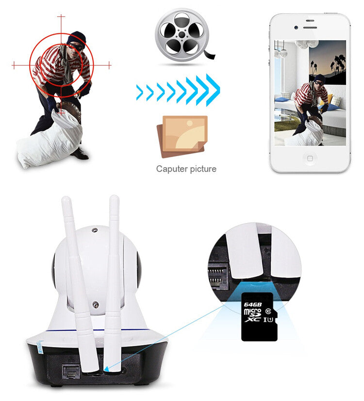HISEEU FH1C Baby Monitor 1080P IP Camera WIFI Home Security Motion Night Vision
