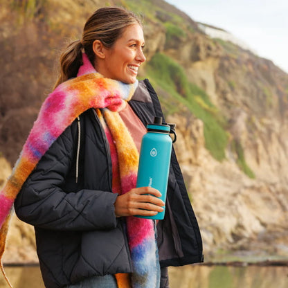 ThermoFlask 2-Pack Double Wall Vacuum Insulated Stainless Steel Water Bottles