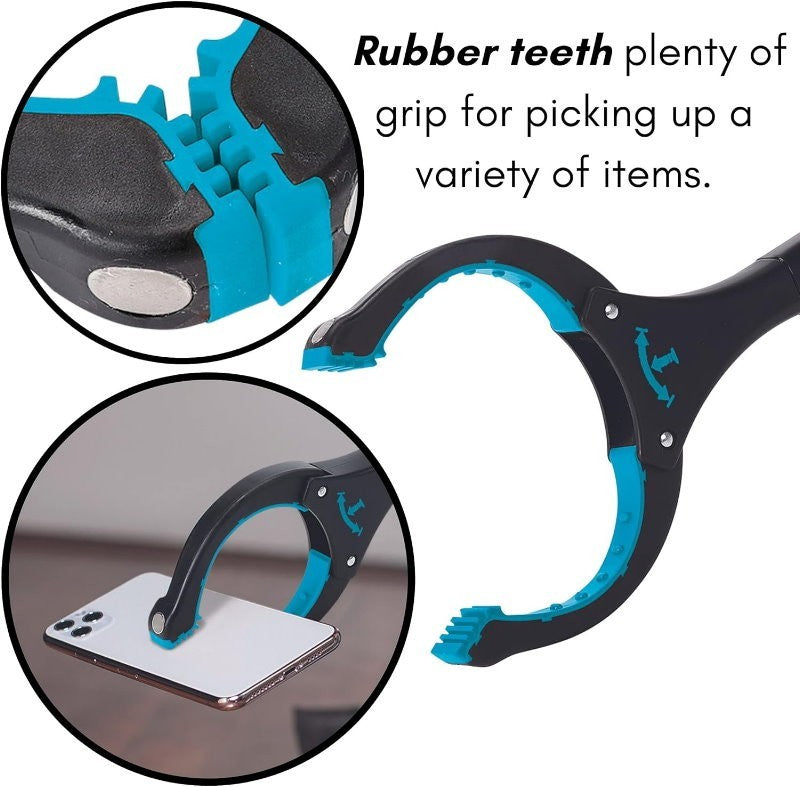BirdRock Grabber Reacher Tool w/ 90° Rotating Jaw & Magnet for Elderly, Mobility